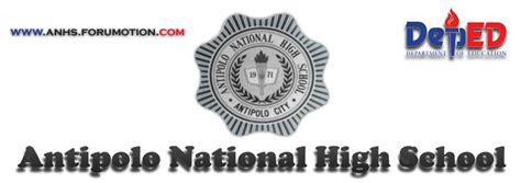 antipolo national high school|History .